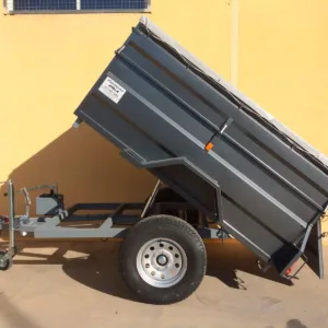 4×4 Hydraulischer Kipper Anhänger + Auflaufbremse 2.000 x 1.300 x 600 + 350 - Mma 750 kg-Neu