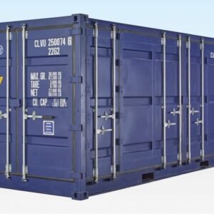 20'-Schiffscontainer (1. Reise) mit offener Seite / vollem Seitenzugang