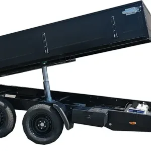 Kippanhänger mit Bremse. 4X2M 2E 3.5T "Farbe Schwarz-Neu