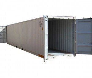 40-Fuß-Doppeltür-Container für die erste Fahrt