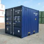 10' Schiffscontainer (Einweg) blau