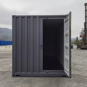 Schiffscontainer 20′ trocken 1. Reise "3d" (2 Containertüren + 1 Servicetür)