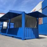 20' blauer Stabcontainer