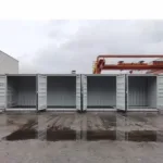 40ft Container mit vollem Seitenzugang weiß 2