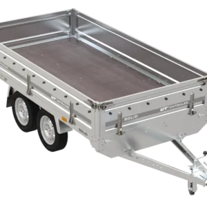 2-Achs-Anhänger 304×153 Unitrailer Solid 300/2 Ptac 750 kg-Neu