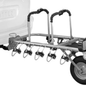 Mottez Einzelrad-Fahrradträger mit Zugkugel für 5 Fahrräder-Neu