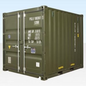 Container 10ft x 8ft (neu) grün (ral 6007)