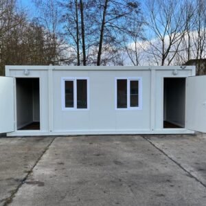 Bürocontainer mit Toilette xl 300 x 700