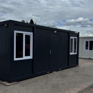 Bürocontainer schwarz