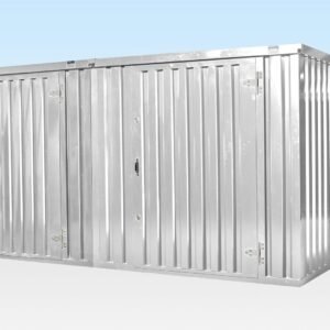 Container-Set 4m x 4,2m mit flacher Seitenanbindung (verzinkt)