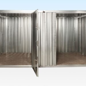3m x 4,2m Flachseitenglieder-Container-Set (verzinkt)
