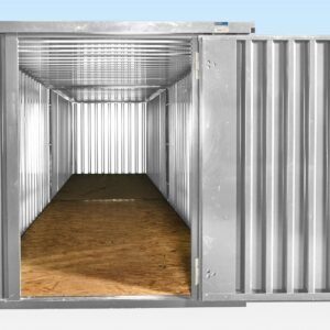 6m x 2,1m Containerpaket Endglied (verzinkt)