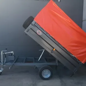 Hydraulischer Kipper Anhänger - Räder unten - Mma 750 kg - Neu