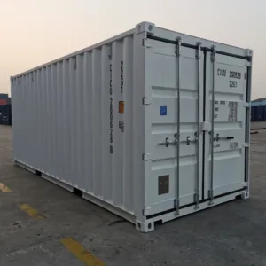 20′ trocken 1. Fahrt "easy open door" Seecontainer.