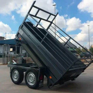 2-Achs-Hydraulik-Kippanhänger mit externen Rädern - neu