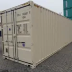 Schiffscontainer 40 Fuß hc weiß