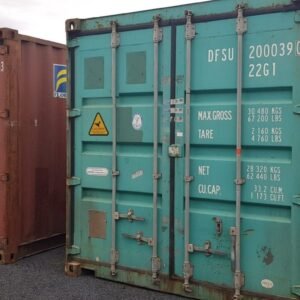 20′ trockener Seecontainer Klasse b grün