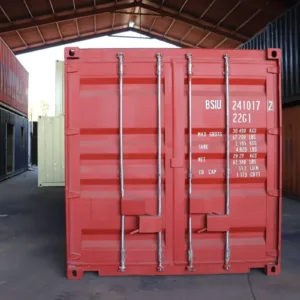 10' Schiffscontainer (Einweg) rot