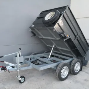 2-Achs-Hydraulik-Kippanhänger mit Seitenstütze - Räder außen - Neu