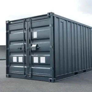 15'-CONTAINER MIT ELEKTROINSTALLATION, LÜFTUNGSGITTERN UND SCHLÜSSELSCHLIESSSYSTEM